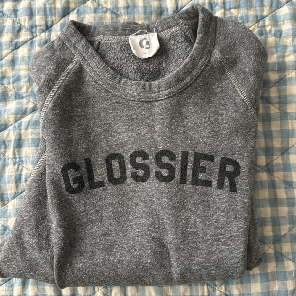 Glossier sweatshirt